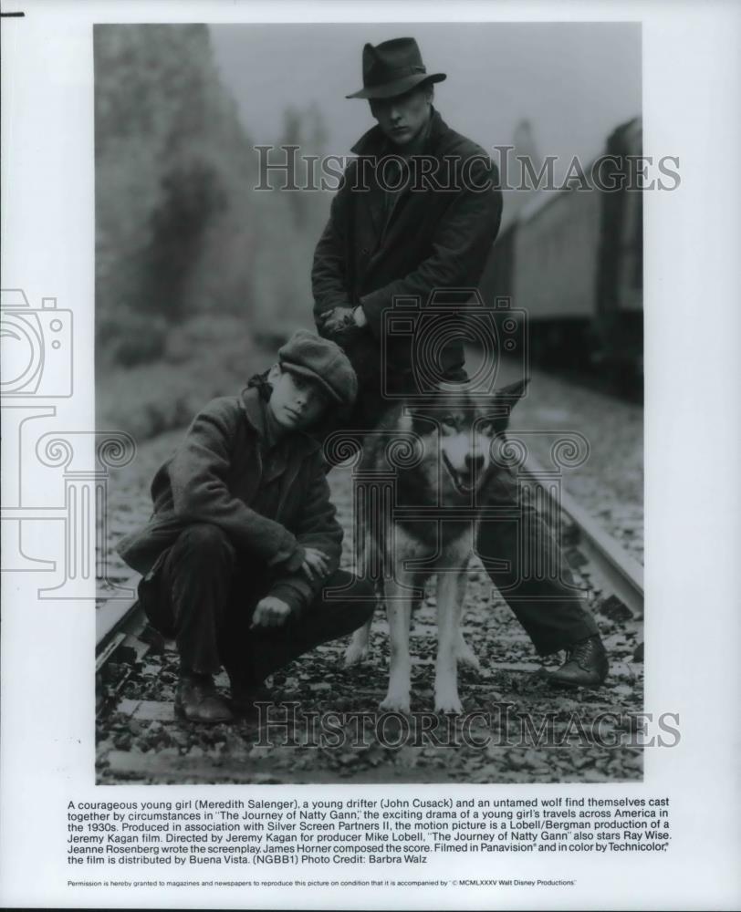 1986 Press Photo The Journey Of Natty Gann With John Cusack and Meredith Salenge - Historic Images