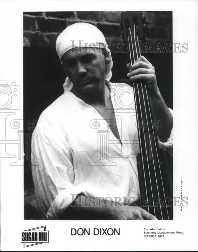1998 Press Photo Don Dixon Bass Guitarist Record Producer Songwriter - cvp03159 - Historic Images