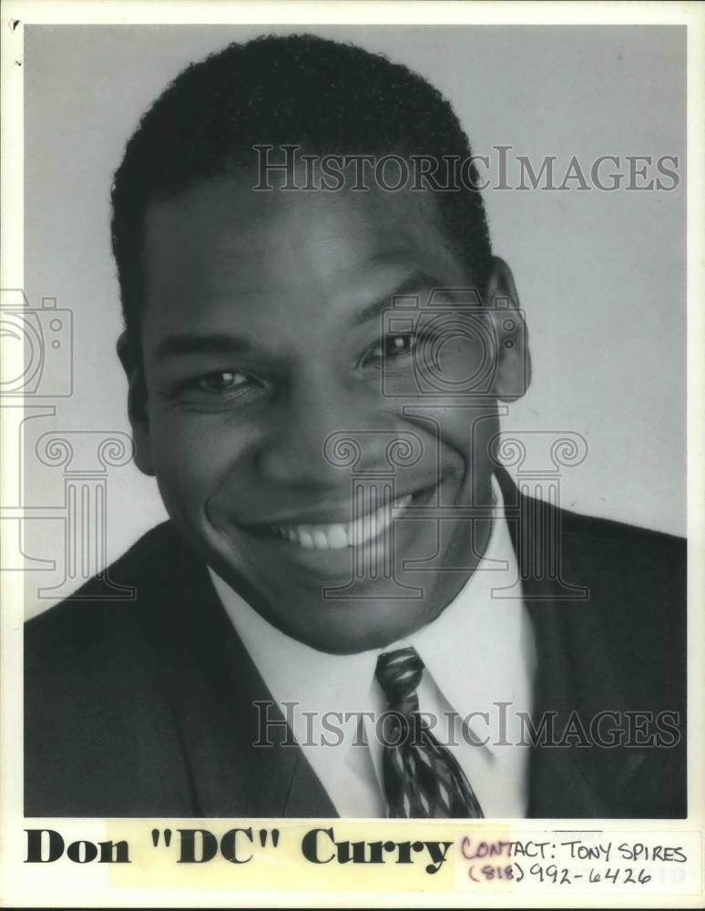 1995 Press Photo Don DC Curry Stand-Up Comedian Actor - cvp01500 - Historic Images