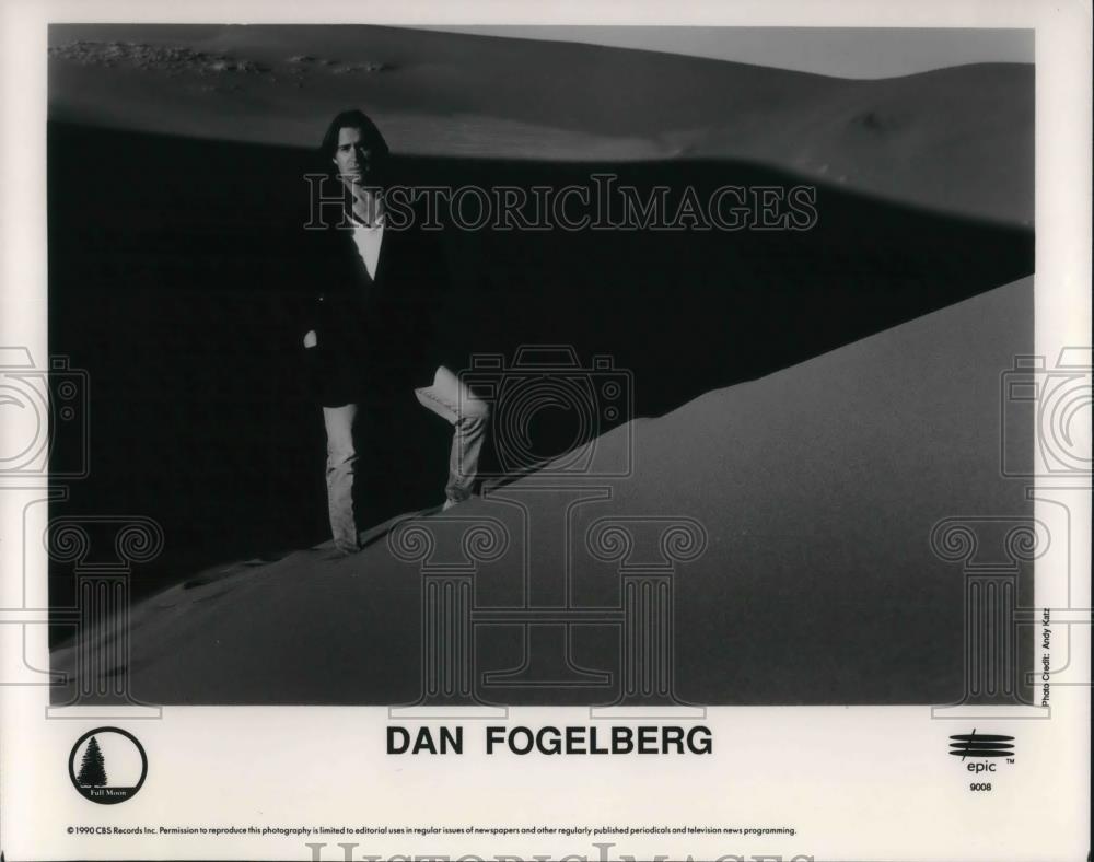1990 Press Photo Dan Fogleberg Rock Singer Songwriter Musician - cvp12409 - Historic Images
