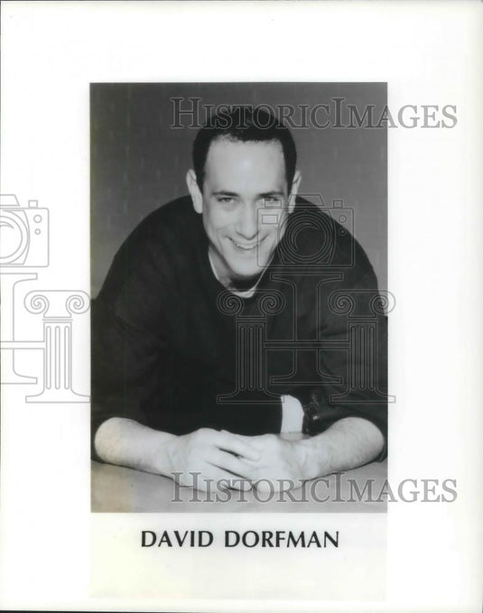 2000 Press Photo David Dorfman Modern Dance Choreographer - cvp03856 - Historic Images