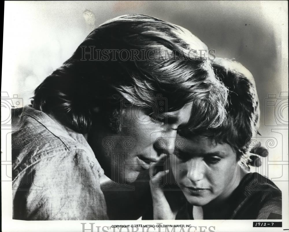1973 Press Photo Jeff Bridges &amp; Season Hubley in Lolly-Madonna - cvp00772 - Historic Images