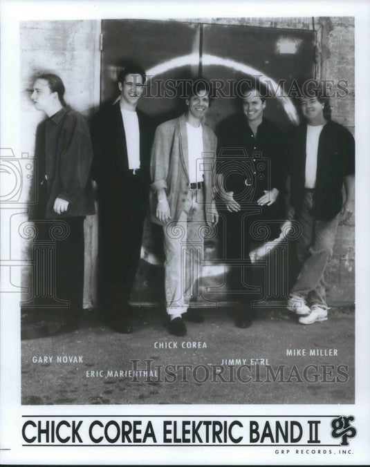 1995 Press Photo Chick Corea Gary Novax Eric Marienthal Jimmy Earl Mike Miller - Historic Images
