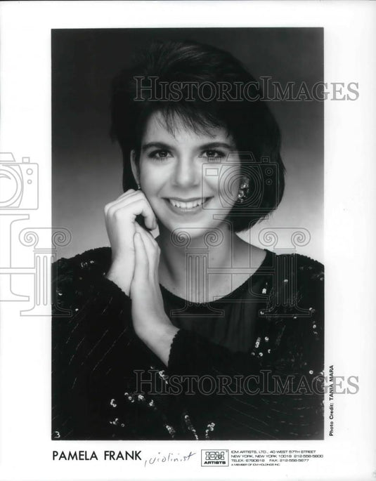 1997 Press Photo Pamela Frank Violinist - cvp18261 - Historic Images