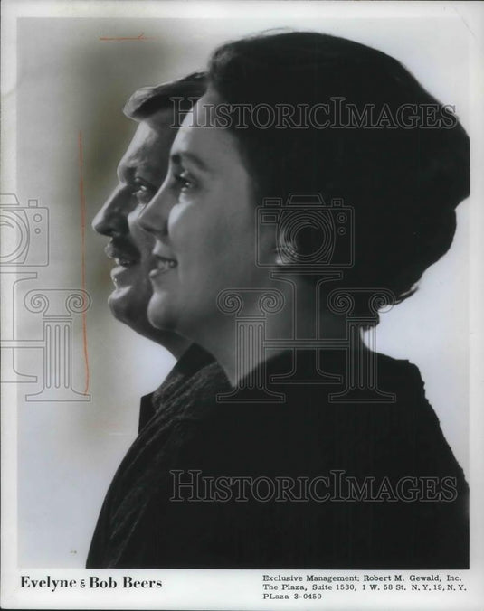 1969 Press Photo Bob & Evelyne Beers Musicians - cvp05233 - Historic Images