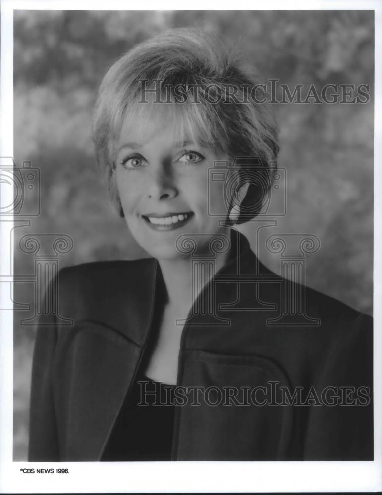 1996 Press Photo Lesley Stahl 60 Minutes Correspondent - cvp09861 - Historic Images