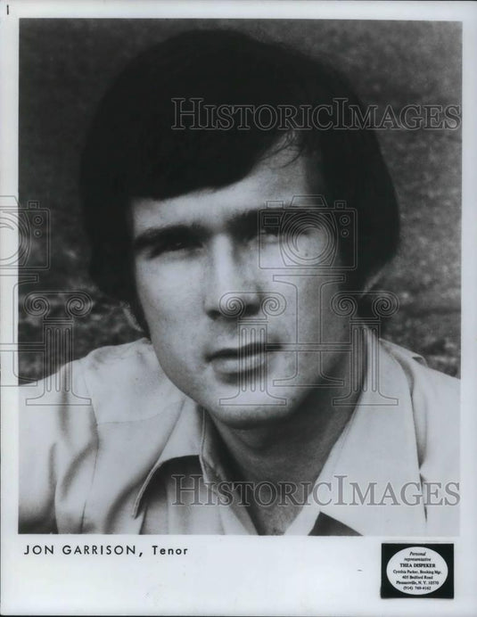 1977 Press Photo Jon Garrison Tenor Metropolitan Opera Singer La Traviata - Historic Images