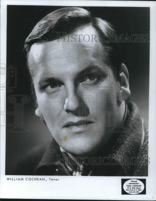 1975 Press Photo William Cochran Tenor - cvp04274 - Historic Images