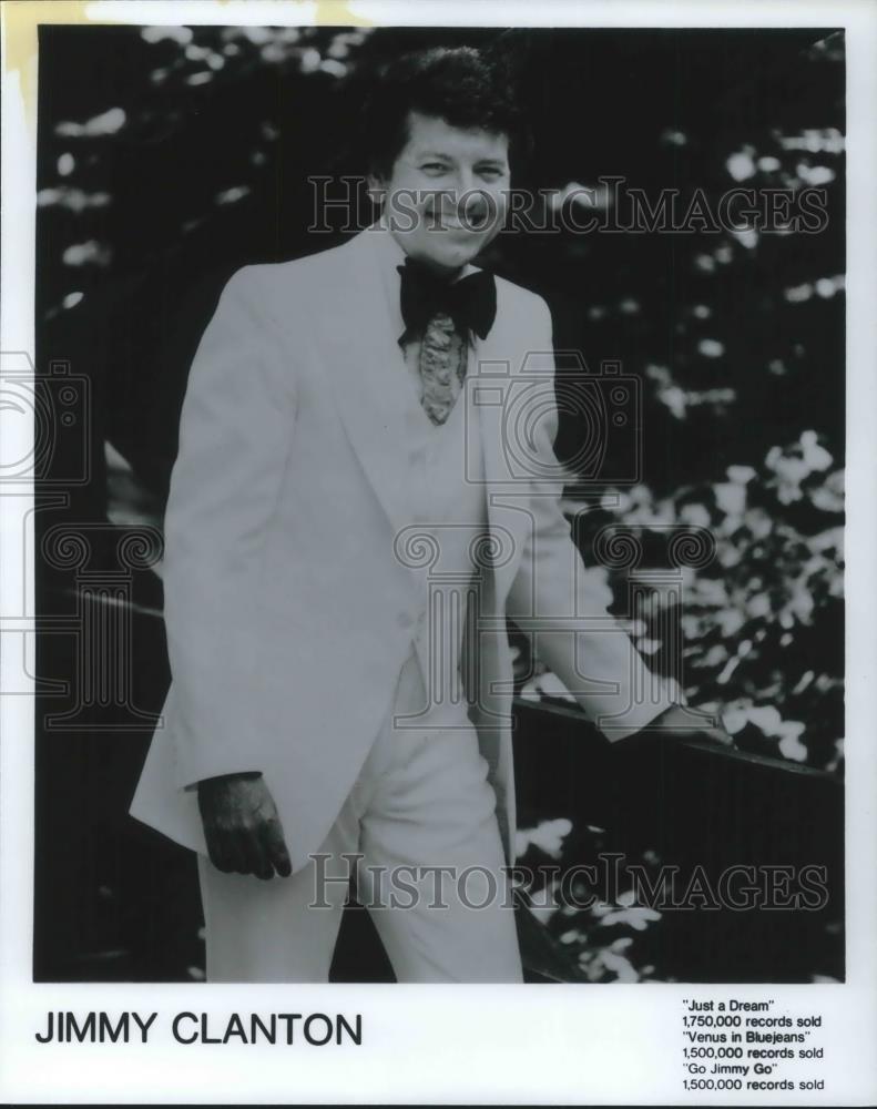 1980 Press Photo Jimmy Clanton R&amp;B Swamp Pop Singer - cvp07202 - Historic Images
