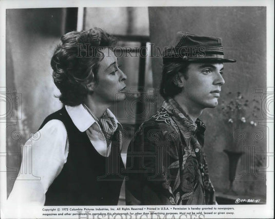 1972 Press Photo Eileen Herbert & Edward Albert in Butterflies are Free - Historic Images