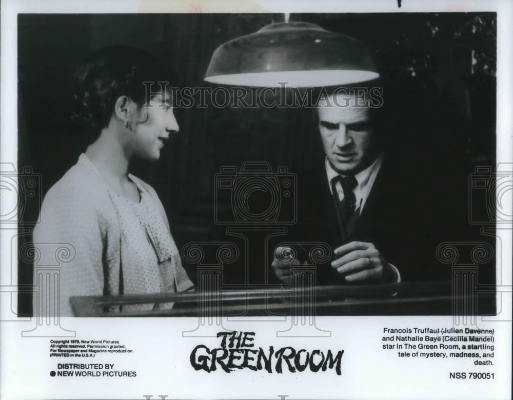 1980 Press Photo Julien Davenne and Cecilia Mandel in The Green Room - cvp08947 - Historic Images