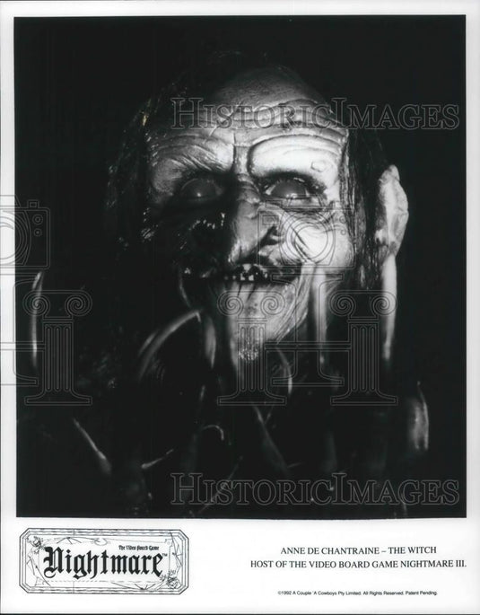 1995 Press Photo Anne De Chantraine in Video Game Nightmare III - cvp06390 - Historic Images
