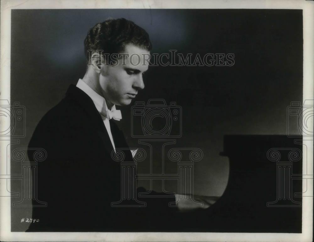1961 Press Photo Malcolm Frager Classical Piano Virtuoso Cleveland Orchestra - Historic Images