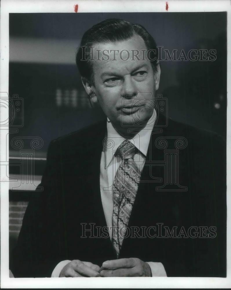 1981 Press Photo David Brinkley Reporter Anchorman Commentator NBC News Anchor - Historic Images