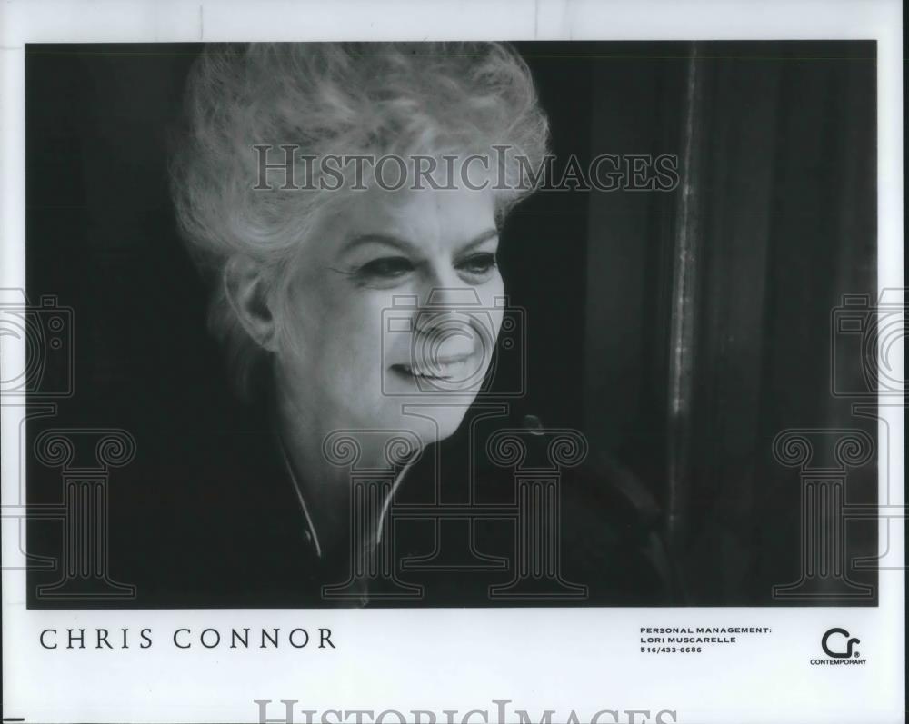 1987 Press Photo Chris Connor Jazz Singer - cvp02762 - Historic Images