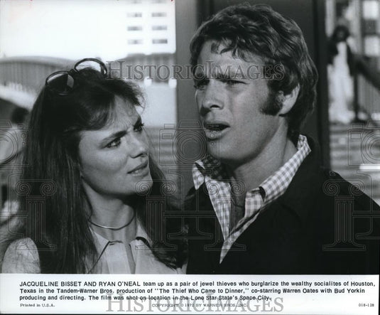 1978 Press Photo Jacqueline Bisset Ryan O'Neal in The Thief Who Came to Dinner - Historic Images