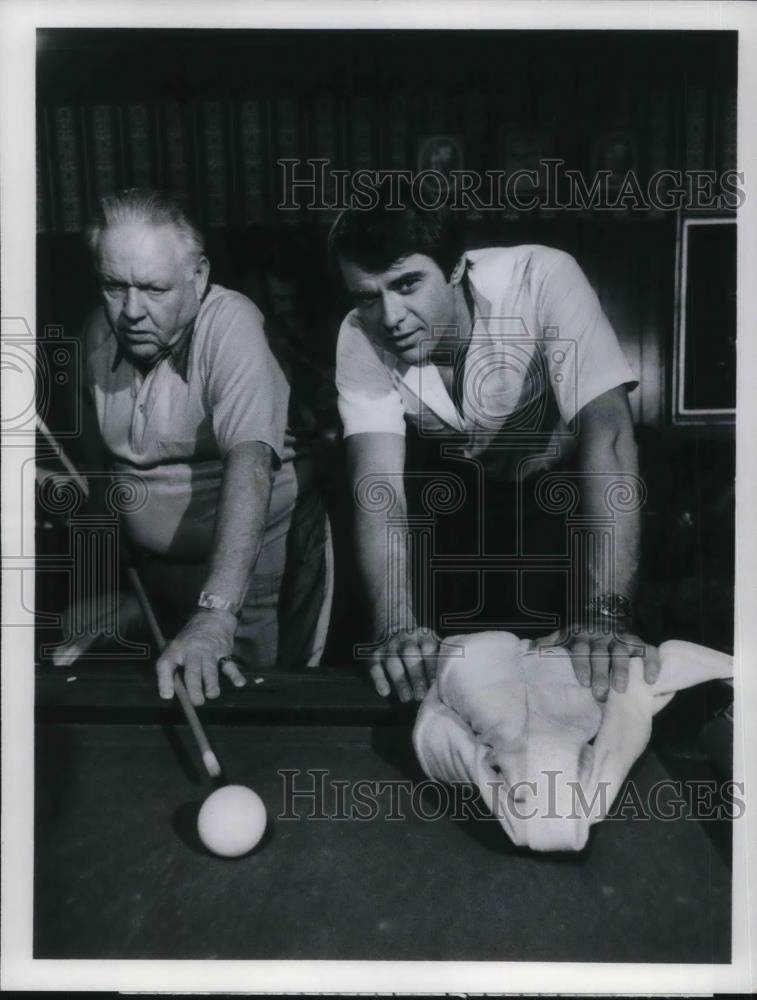 1979 Press Photo Minnesota Fats and Robert Urich on Vegas - cvp12013 - Historic Images