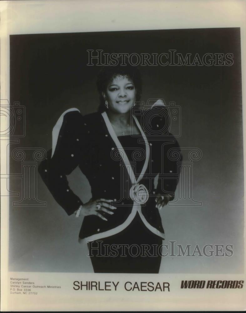 1992 Press Photo Shirley Caesar - cvp07929 - Historic Images