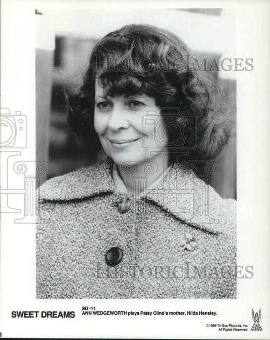 1986 Press Photo Ann Wedgeworth stars in Sweet Dreams - cvp09538 - Historic Images