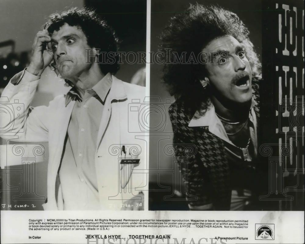 1982 Press Photo Mark Blanfeild in Jekyll and Hyde together again - cvp18358 - Historic Images