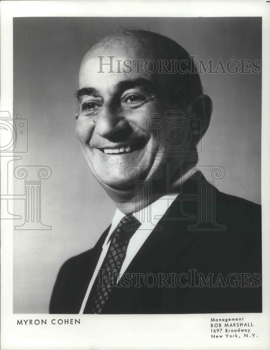 1975 Press Photo Myron Cohen - cvp04548 - Historic Images
