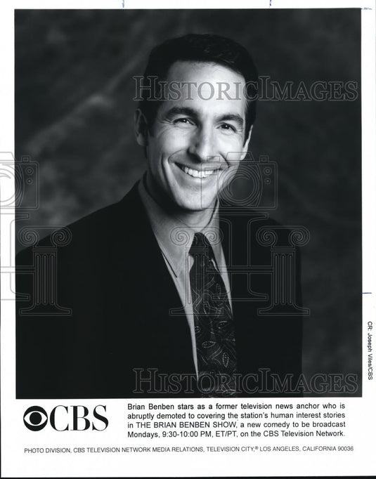 1998 Press Photo Brian Benben in The Brian Benben Show - cvp01379 - Historic Images