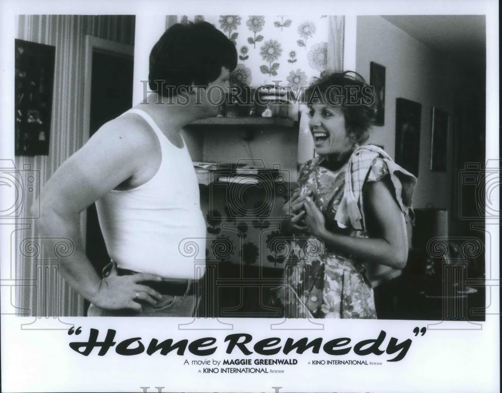 1983 Press Photo Maxine Albert &amp; Seth Barrish in Home Remedy - cvp09413 - Historic Images