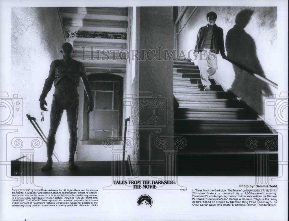 1990 Press Photo Christian Slater on Tales from the Darkside: The Movie - Historic Images