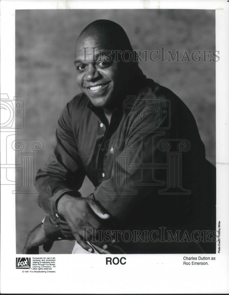 1992 Press Photo Charles Dutton stars in Roc - cvp03297 - Historic Images