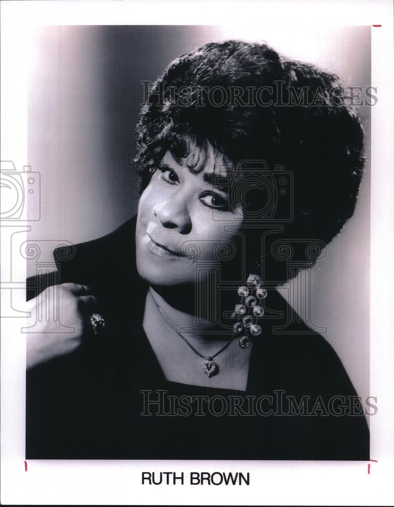 1998 Press Photo Ruth Brown Soul Gospel Singer Songwriter Actress - cvp01192 - Historic Images