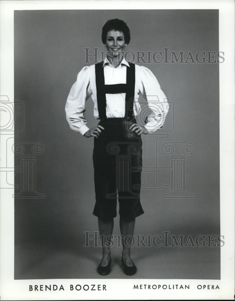 1980 Press Photo Brenda Boozer Soprano Metropolitan Opera Singer - cvp00035 - Historic Images