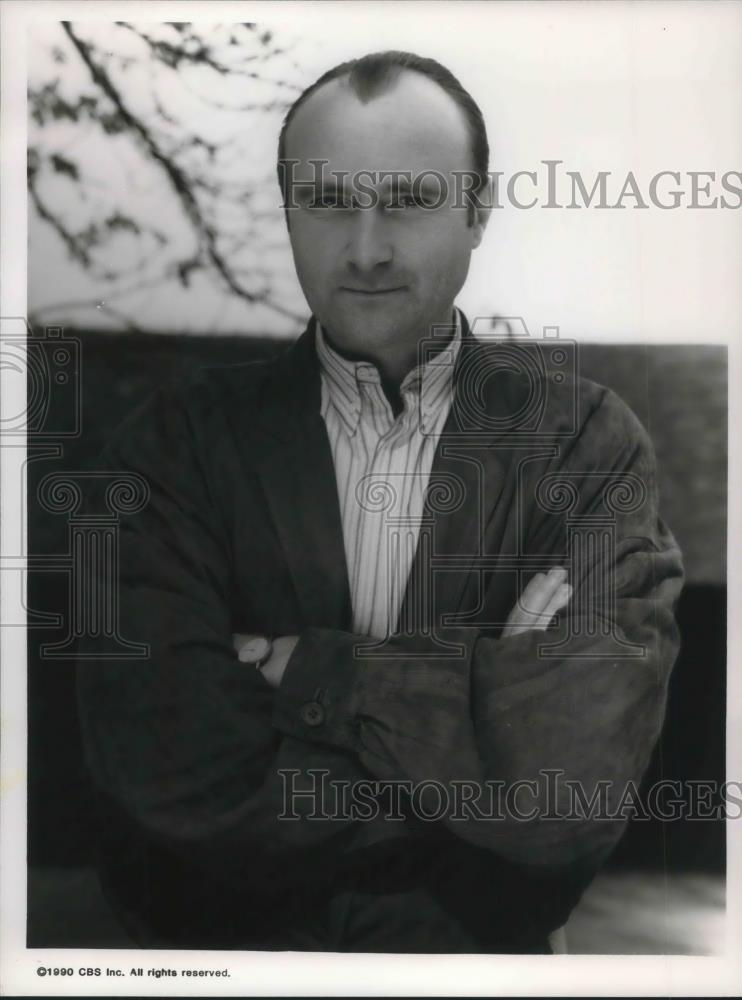1990 Press Photo Phil Collins on Seriously, Phil Collins - cvp02264 - Historic Images