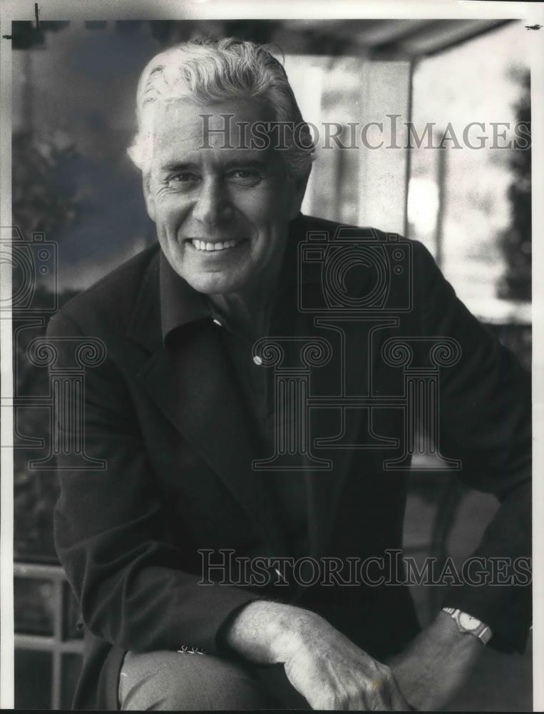 1983 Press Photo John Forsythe star of Dynasty drama TV series - cvp13488 - Historic Images