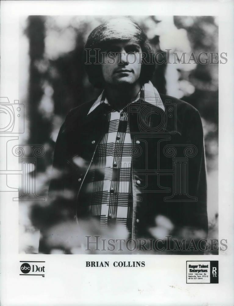 1975 Press Photo Brian Collins Country Music Singer - cvp02526 - Historic Images