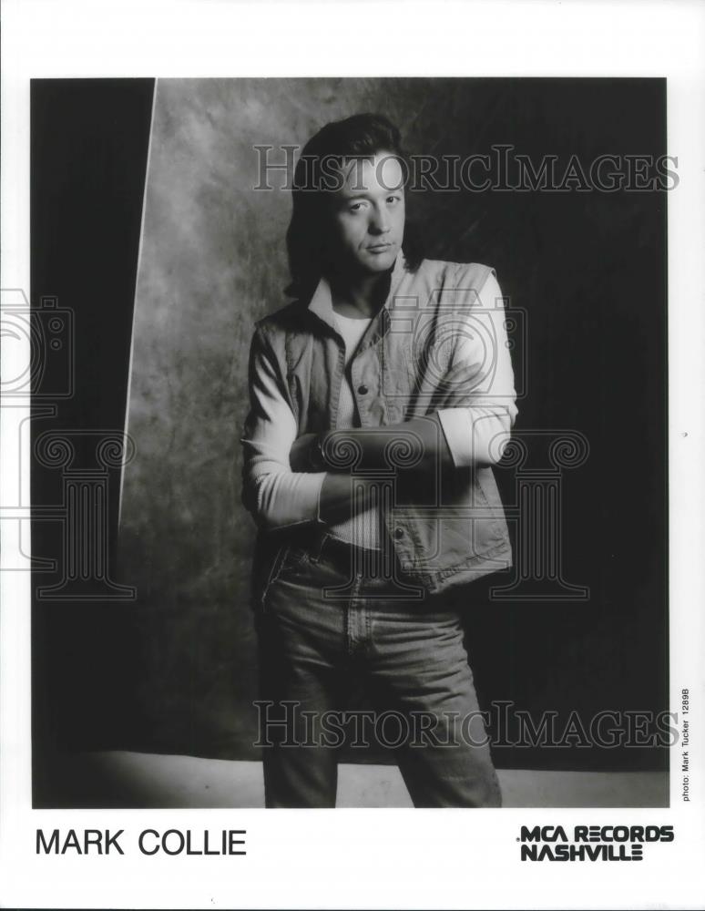 1991 Press Photo Mark Collie Country Singer Songwriter Musician Producer - Historic Images