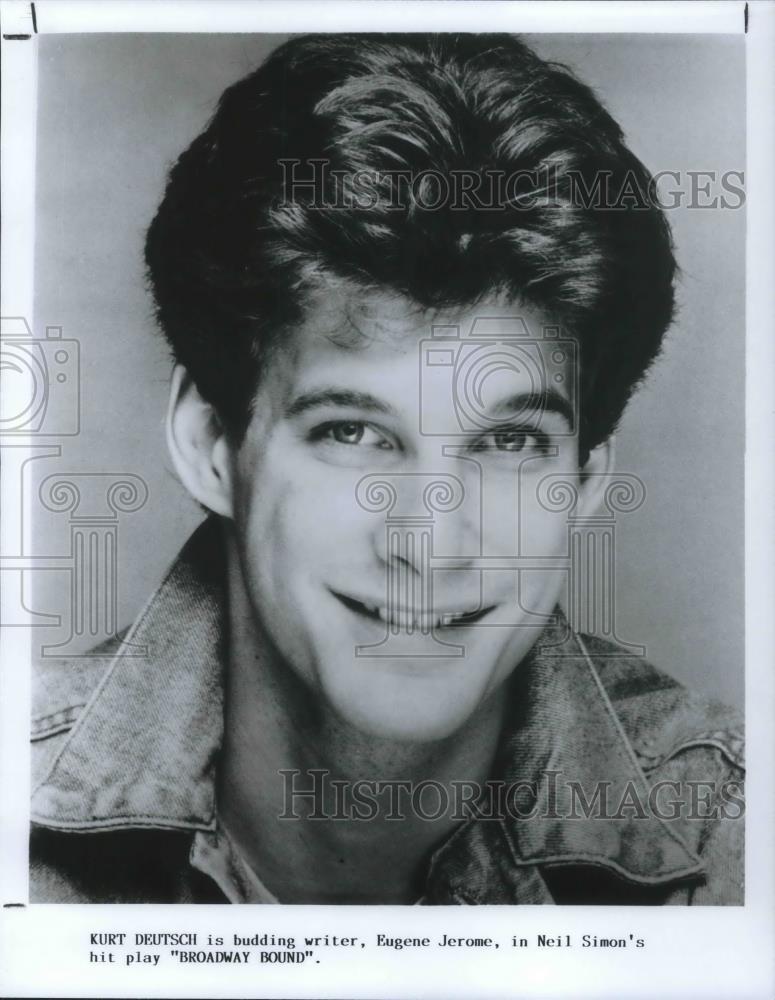 1988 Press Photo Kurt Deutsch in Broadway Bound - cvp03158 - Historic Images