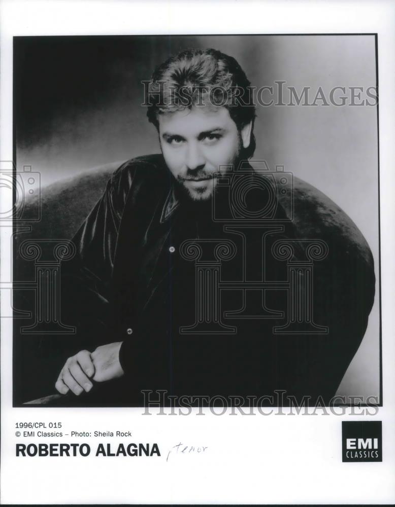 1996 Press Photo Roberto Alagna French-Italian Tenor Opera Singer - cvp14360 - Historic Images