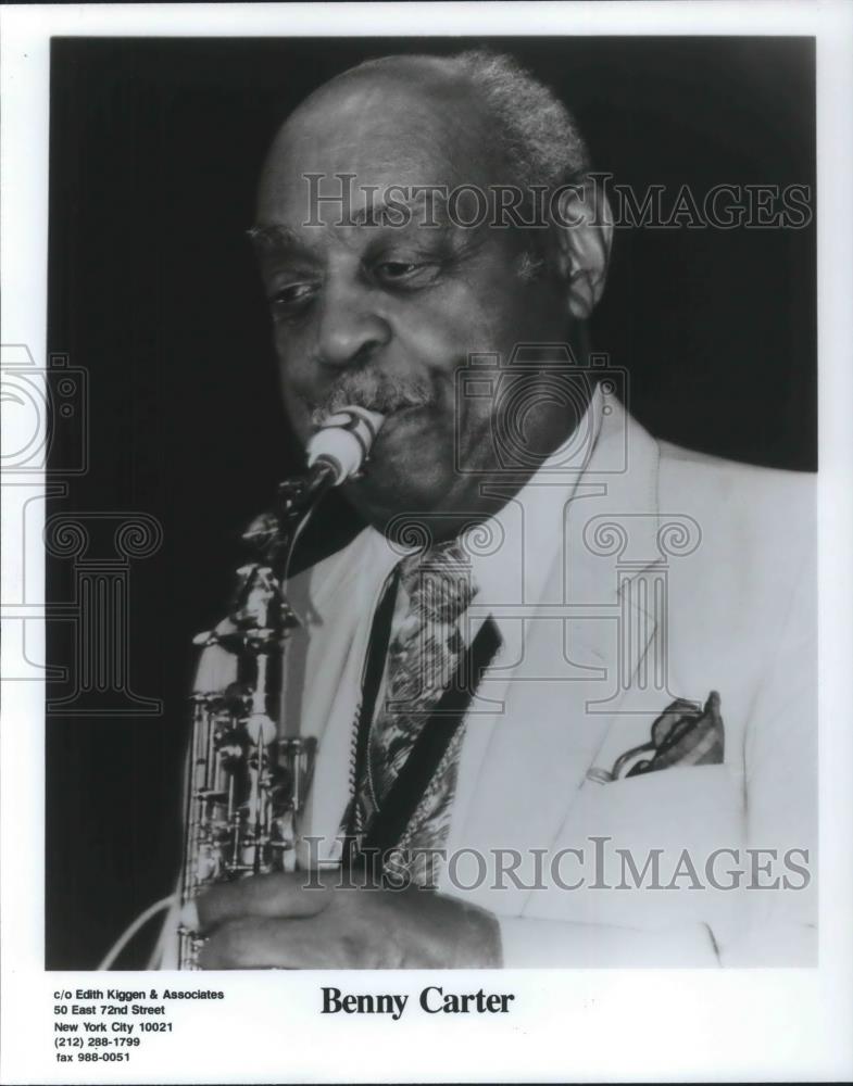 1991 Press Photo Benny Carter Musician - cvp08370 - Historic Images