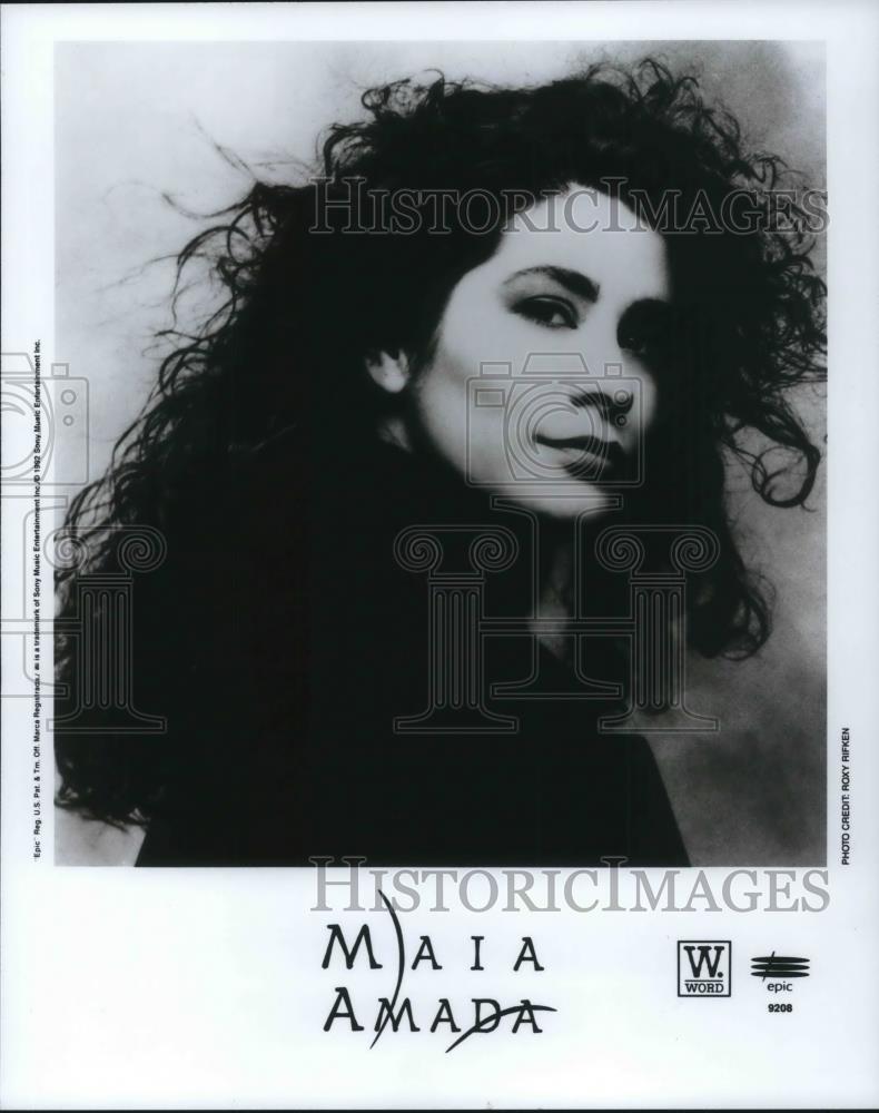 1992 Press Photo Maia Amada Singer - cvp14829 - Historic Images