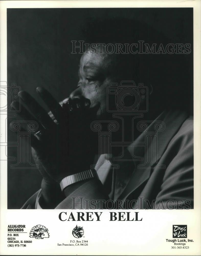 1996 Press Photo Carey Bell Chicago Blues Musician Harmonica Player - cvp05282 - Historic Images