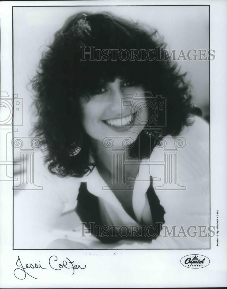 1982 Press Photo Jessi Colter Country Music Singer Songwriter Musician - Historic Images