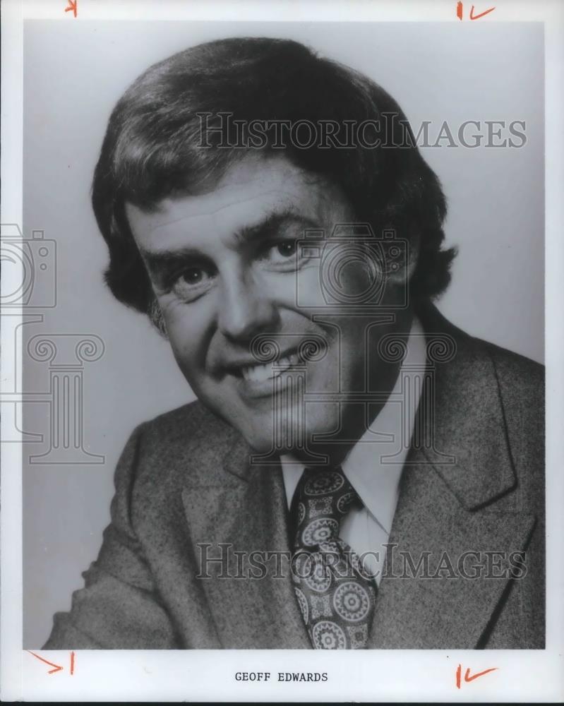 1976 Press Photo Geoff Edwards Actor Game Show Host Radio Personality - Historic Images