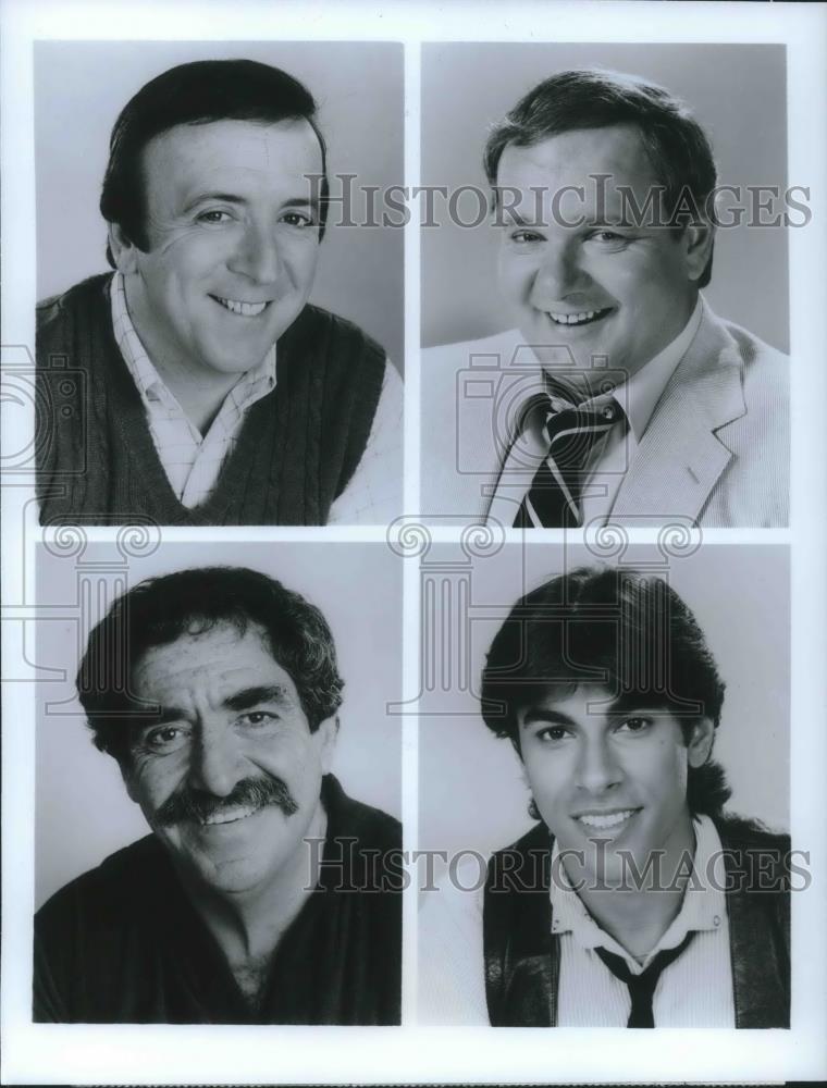 1985 Press Photo Terry McGovern Ray Girardin Richard Karron Eddie Velez Actors - Historic Images