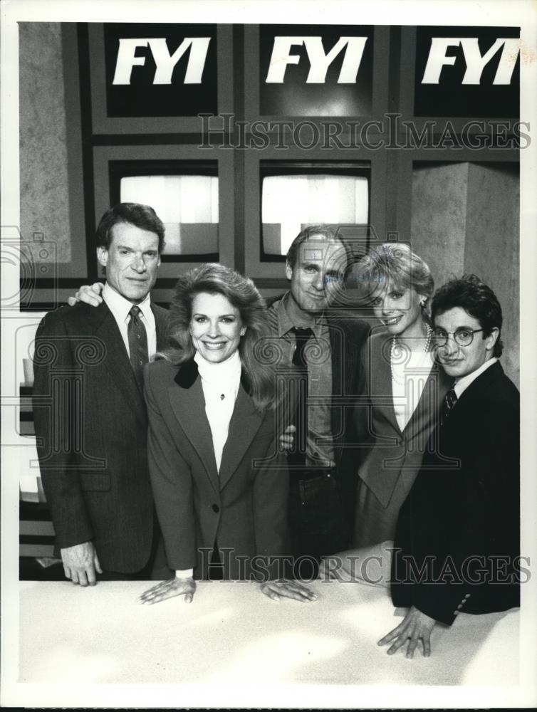 1988 Press Photo Charles Kimbrough Candice Bergen Joe Regalbuto Faith Ford - Historic Images