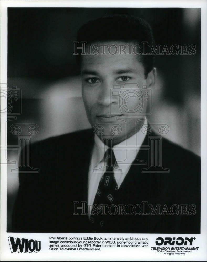 Press Photo Phil Morris portrays Eddie Bock in WIOU - cvp19735 - Historic Images