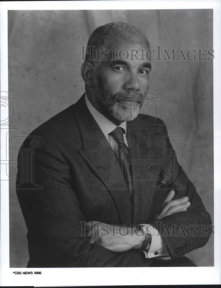 1996 Press Photo 60 Minutes Correspondent Ed Bradley - cvp09859 - Historic Images