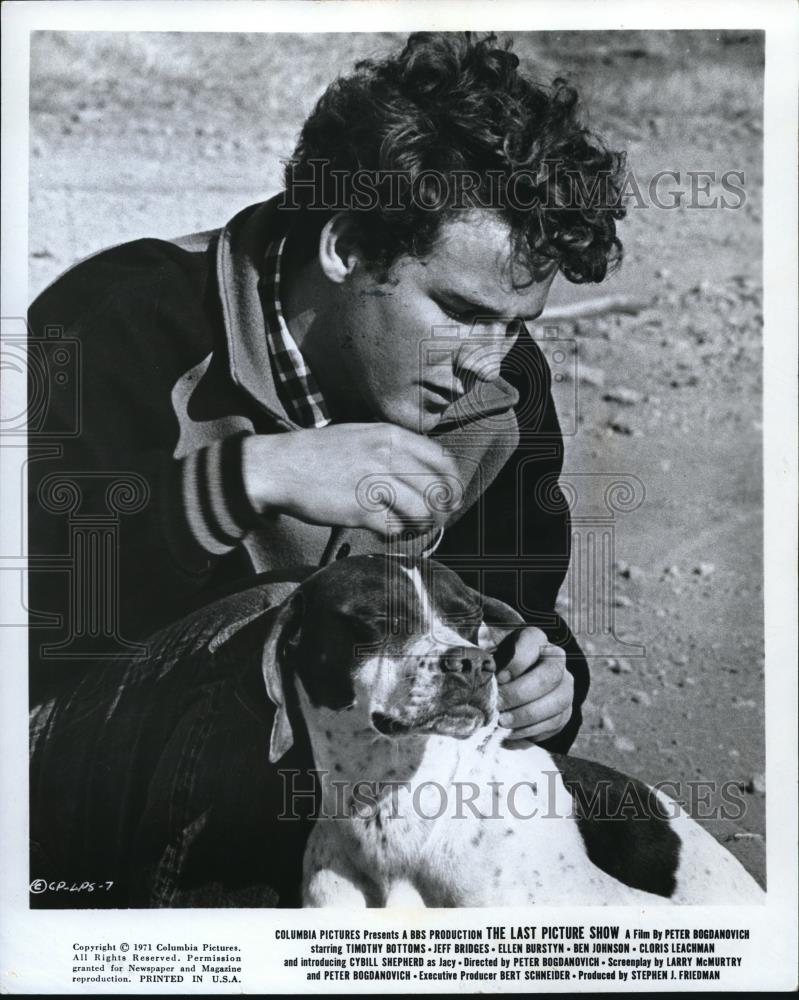 1972 Press Photo Timothy Bottoms in The Last Picture Show - cvp00509 - Historic Images