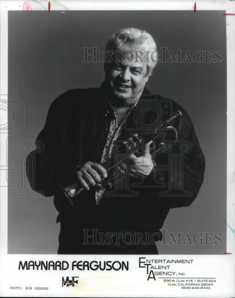 1989 Press Photo Maynard Ferguson Jazz Trumpeter Musician Bandleader - cvp12001 - Historic Images