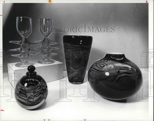 1980 Press Photo Faculty show at Cleveland Institute of Art - cva25436 - Historic Images