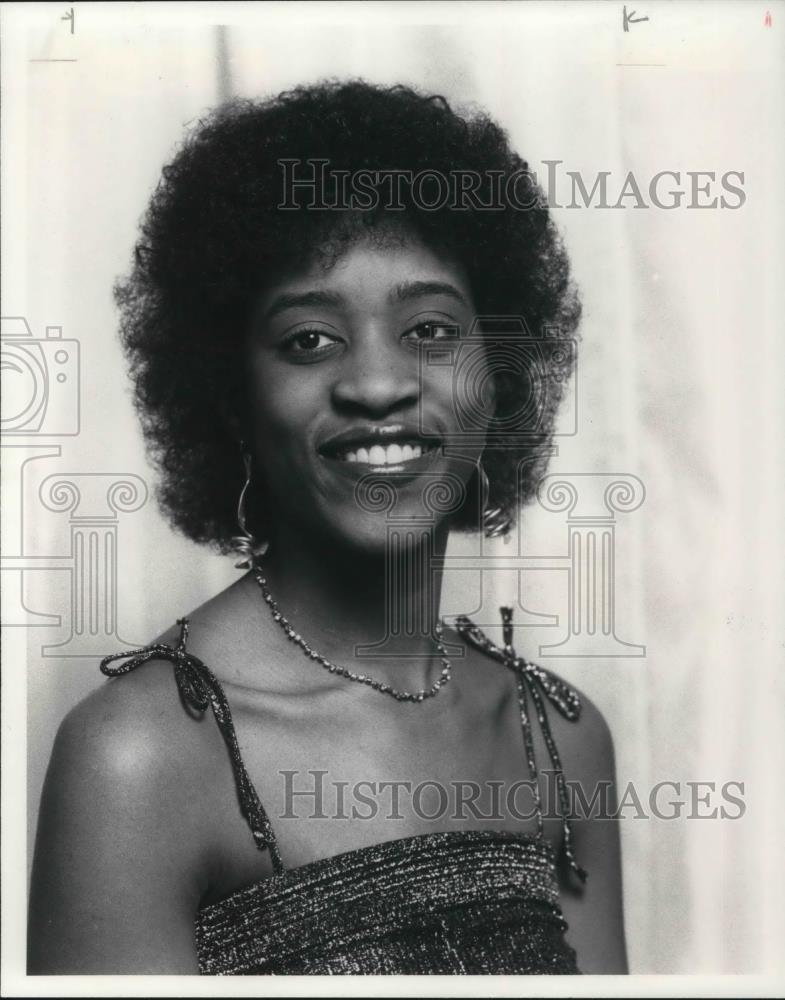 1982 Press Photo Highlighted singer at Kulas Hall, Cleveland Institute of Music. - Historic Images